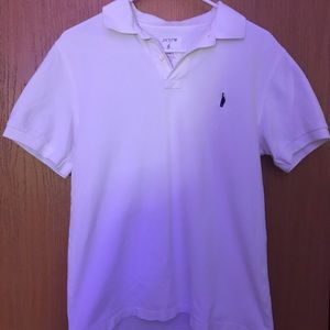 J Crew Polo T Shirt White Small